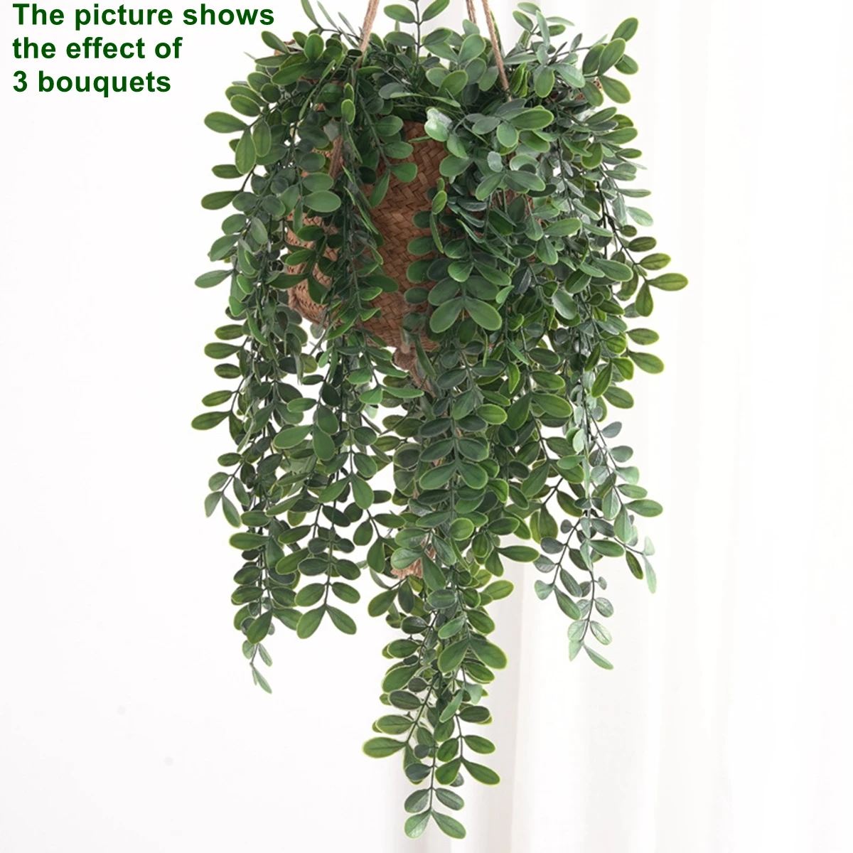 1/2PCS Künstliche Efeu Pflanzen Reben Kunststoff Blatt Hochzeit Festival Party Dekorationen Hause Garten DIY Wohnzimmer Wand hängen Geschenke