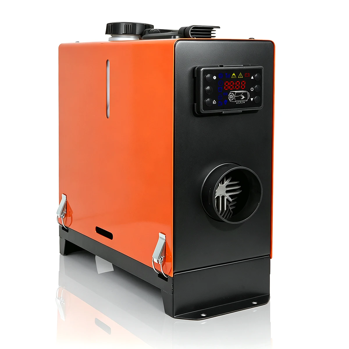 Sunster TR3 8KW All-in-One Diesel Parking Heater,12V/24V,Aluminum Alloy Upgrade,LCD Remote,0.11-0.38L/H Low Fuel,5L Tank 20H,Safety Protect,Complete Accessories for RV Camper Van Truck Caravan
