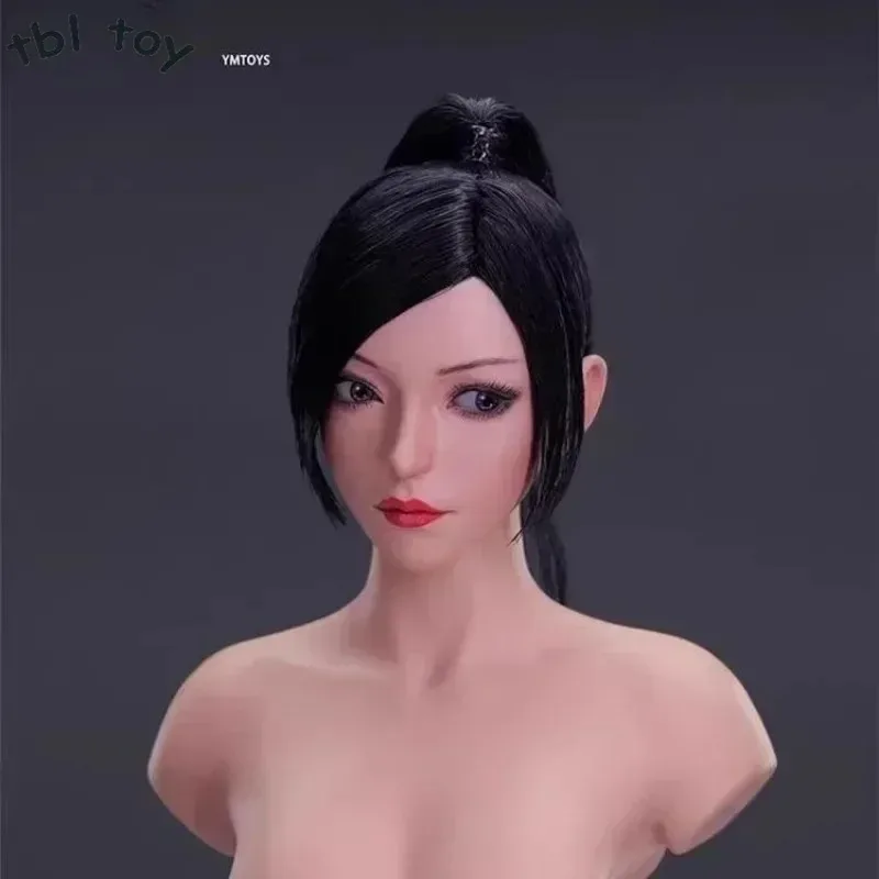 Ymtoys 1/6 escala ymt098 cabeça de soldado feminino esculpir xiaofei olhos móveis escultura modelo caber 12 ''tbl ph bronzeado figura de ação corpo