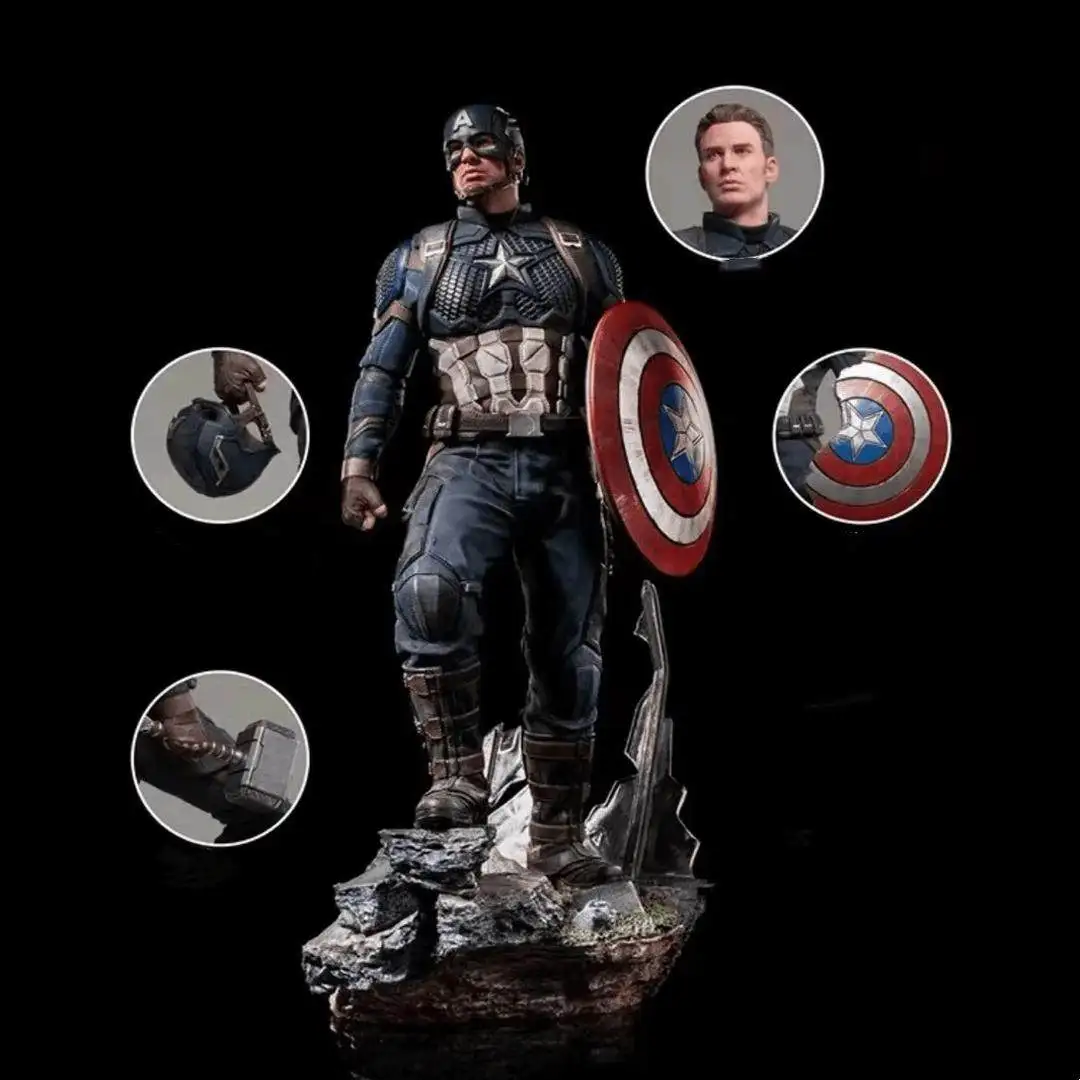 

Коллекционная фигурка Капитана Америки Hot Toys, Avengers 4: Конец игры, Marvel, 40 см, статуэтка, модель, подарок для парня