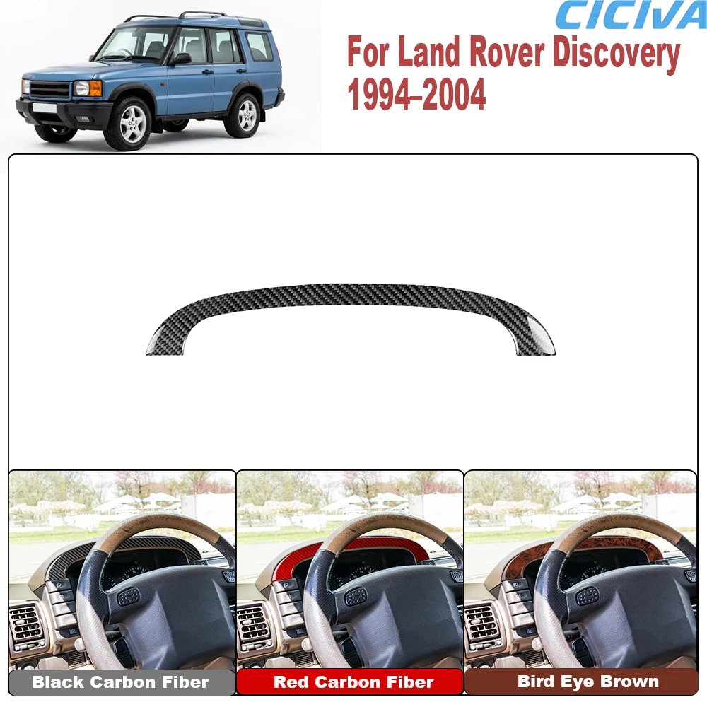 For Land Rover Discovery 1994 1995 1996 1997 1998 1999 2000 2001 2002 2003 2004 Real Carbon Fiber Speedometer Upper Trim