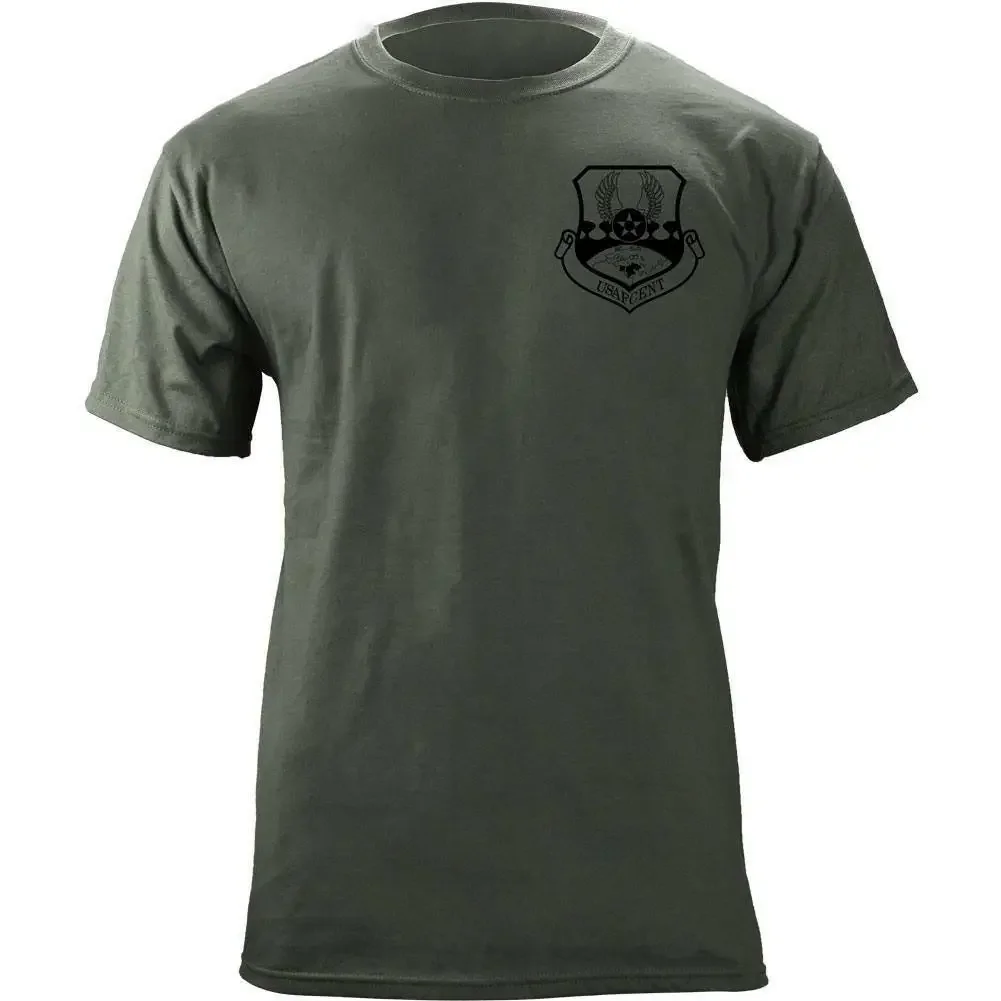 US Air Force USAFCENT Full Color Veteran Patch Printed T-Shirt. Summer Cotton O-Neck Short Sleeve Mens T Shirt New S-3XL