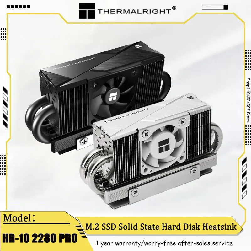 

Thermalright HR-10 2280 PRO M.2 SSD Solid State Drive Fully Plating Active Reflow Soldered 4Heat Pipe Radiator All Aluminum Vest