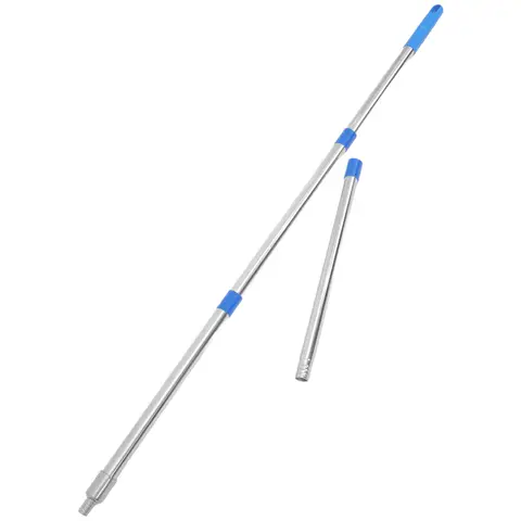 1 Set Heavy-Duty Stainless Steel Telescopic Extension Rod For High Ceiling Light Bulb Changer Replacement Mop Handle Broom Pole