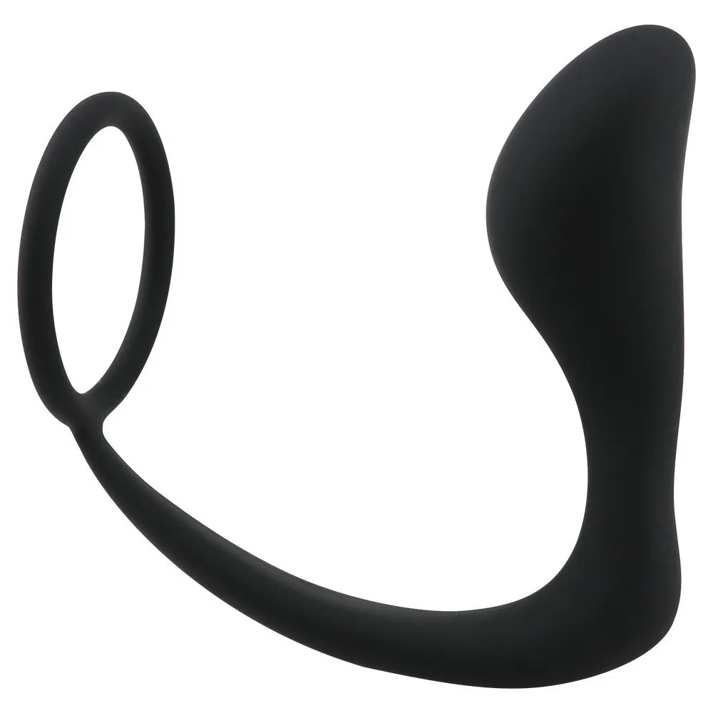 Silica Gel Lock Ring Penis Ring Prostata-massagegerät Erwachsene Sex Spielzeug für Männer Zurück Gericht Perlen Männlich Butt Plug Paar Sharing Cock
