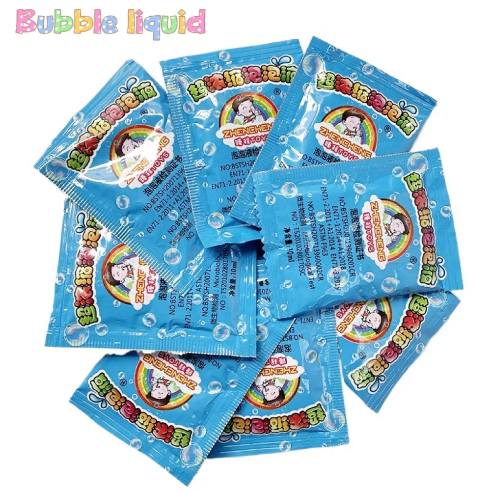 1-10 pièces Machine à bulles supplément liquide coloré bulle concentré granulés 10 pièces ≈ 500ml pistolet à bulles supplément granulés