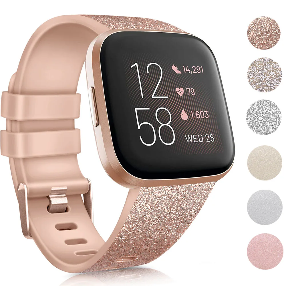 Pulseira de relógio de substituição para fitbit versa 2 se pulseira esportiva de silicone para fitbit versa lite pulseira smartwatch acessório