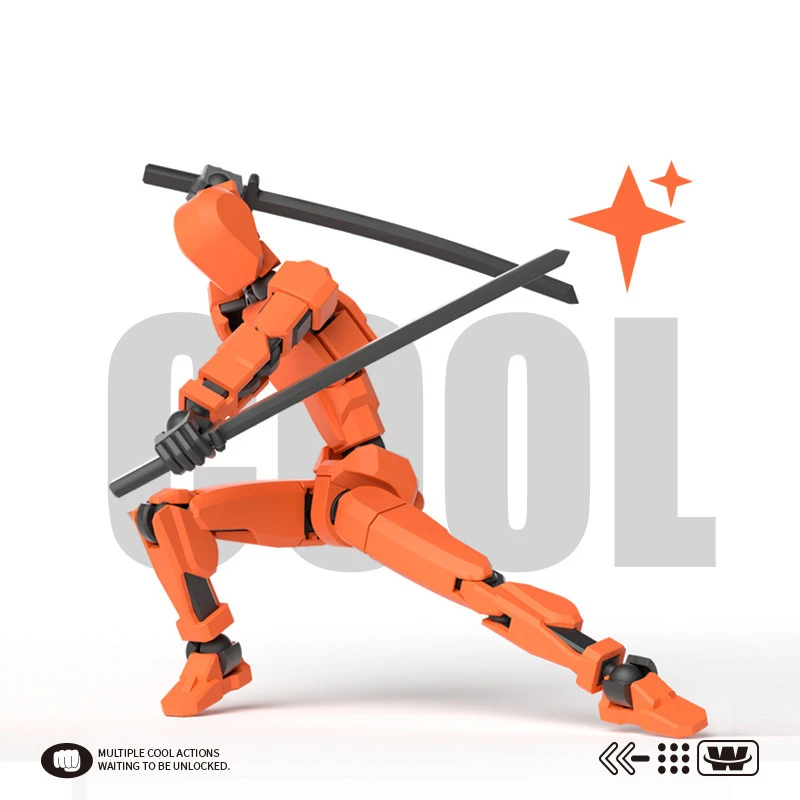 Atração magnética 3d impresso manequim manequim 13 multi-articulado móvel shapeshift robô montagem figura de ação brinquedos para crianças