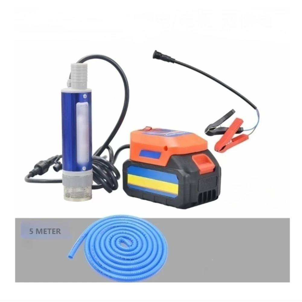 Portable Water Pump Lithium Battery Pump Water Transfer Tasks Efficiency For Water Transfer Extended Reach With 2.4m Cable