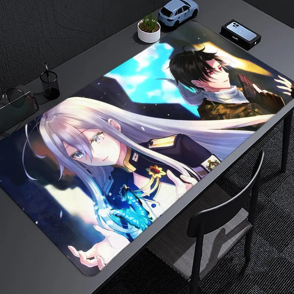 Anime 86 Eighty Six Mousepad Large Gaming Mouse Pad LockEdge Thickened Computer Keyboard Table Desk Mat