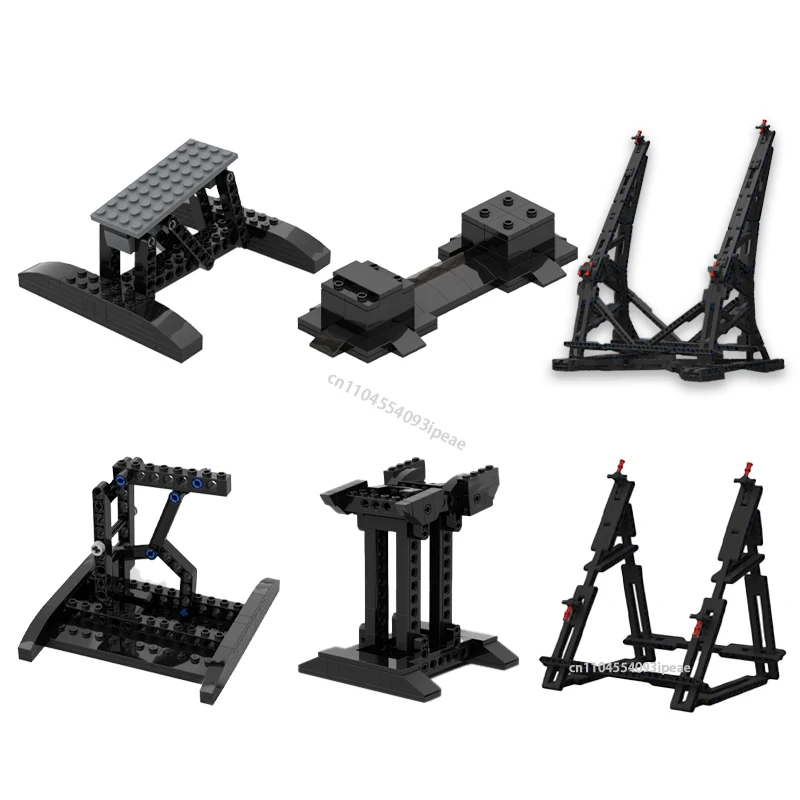 MOC Spaceship Display Stand fit for Millennium Star Destroyer X-Wing Republic Gunship Razor Building Block Toy Gift Only Bracket