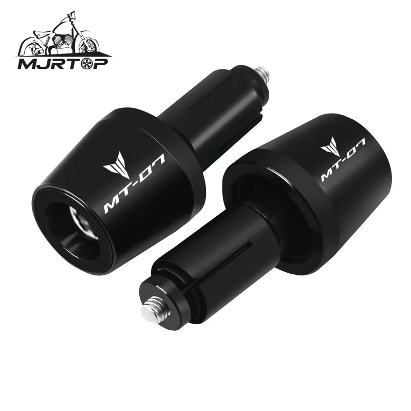 For MT-07 MT07 MT 07 FZ-07 FZ07 2014-2023 2022 20212020 Motorcycle Accessories 7/8 22MM Handlebar Grips Handle Bar Cap End Plugs