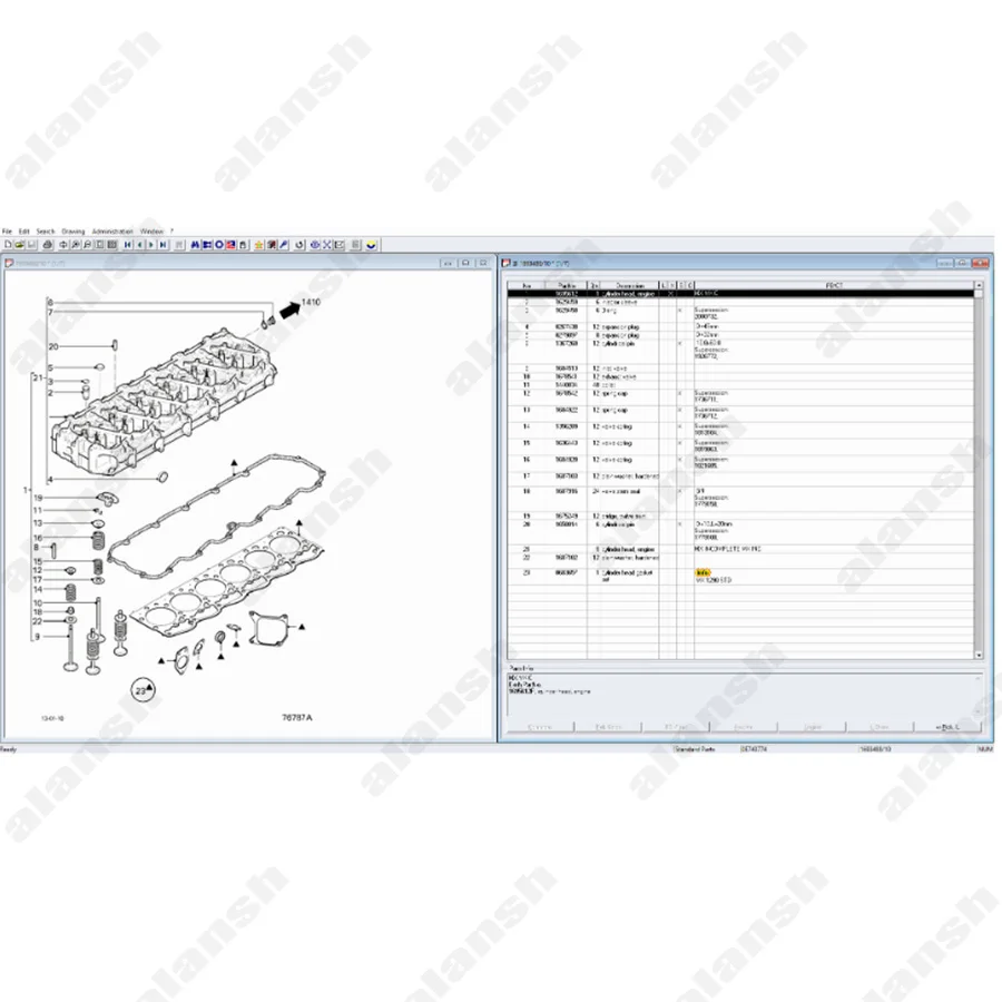 for DAF EPC RAPIDO Electronic Parts Catalogue 2015.11