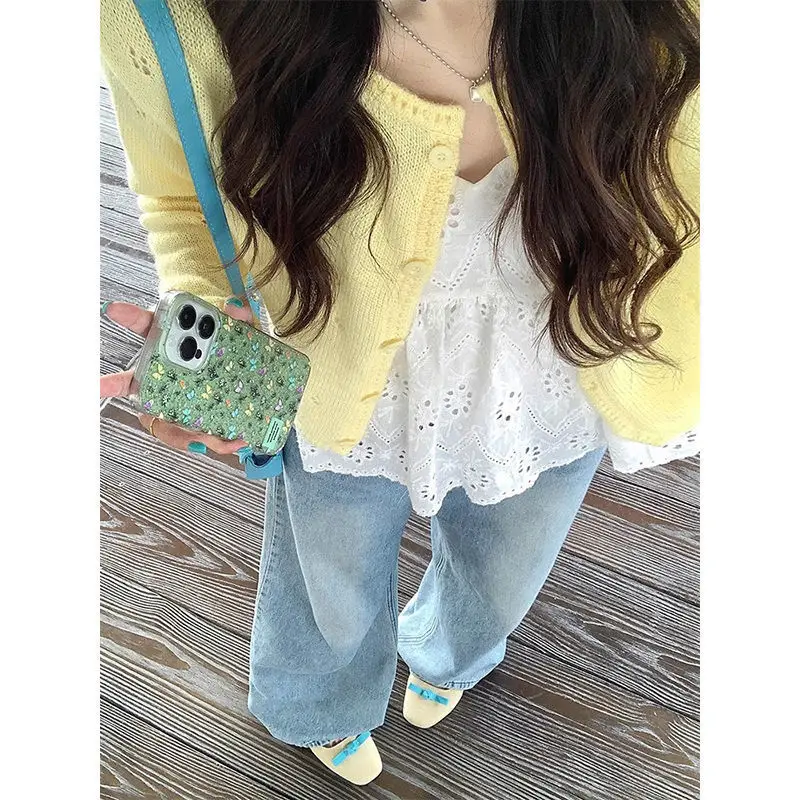 

Женские джинсы 2024, большие размеры, винтажная одежда, пастушка, западный, американский, ретро, потертый подол, заклепки, несколько карманов, молнии, пуговицы