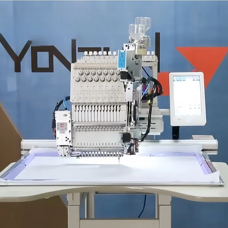 Customized 1 Head Beads Cording Small Embroidery Machine Multi-function Computerized Pearl Embroidery Machine For Home DIY Desig