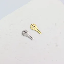10pcs Stainless Steel Shiny Polished Key Connector Jewelry Charms Pendant DIY Handcraft  Vacuum Plate Waterproof Antiallergic