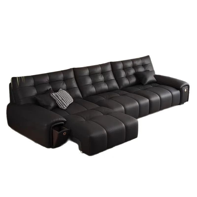 

Italian minimalist sofa bed living room dual-purpose multi-functional electric sofa small apartment larg