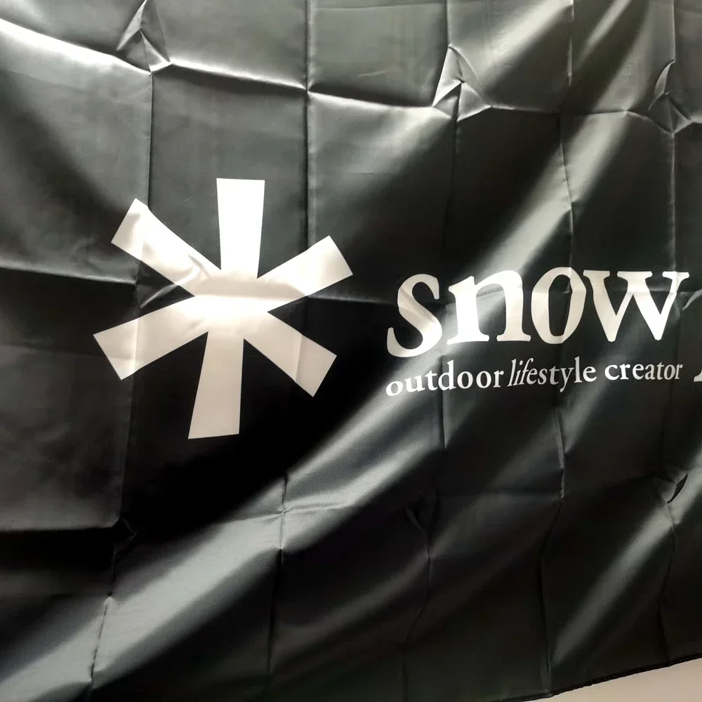 Snow Peak Flag Digital Printing Outdoor Lifestyle Creator Banner For Decoration 90x150cm Polyester