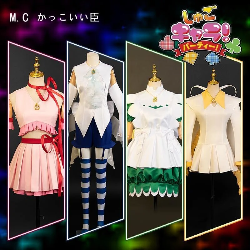 

Аниме Shugo Chara косплей Shugo Chara платье костюм косплей овсения мечта красное сердце квадратный боевой костюм косплей милое платье для девочки