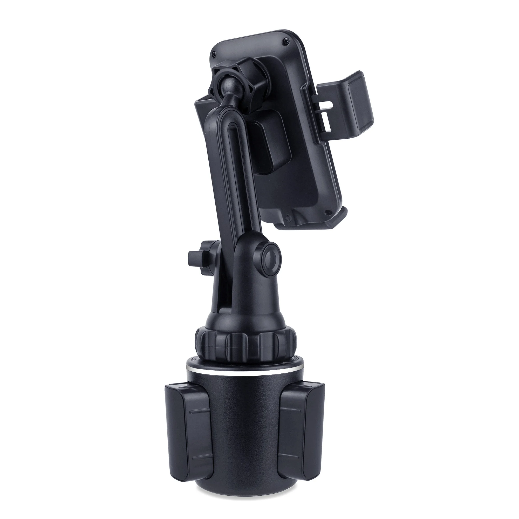 Universal Car Cup Phone Holder Mount Qi Wireless Fast Charger Automatic Infrared Smart Sensor Clamping Mount Stand