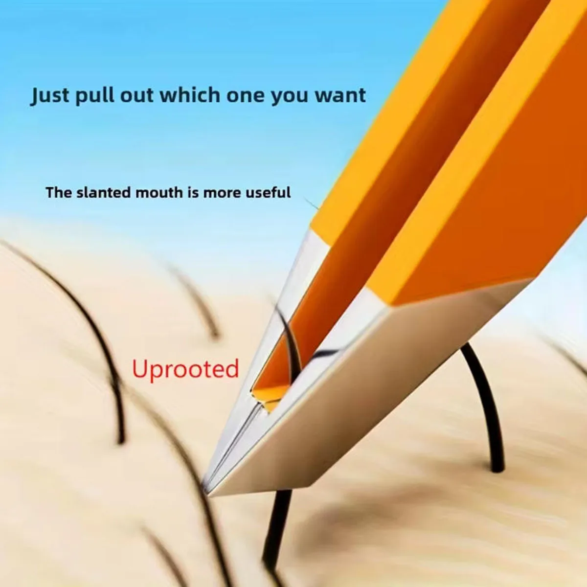 1/3/5/10PCS Professional Stainless Steel Tweezers With Slanted Eyebrows And Facial Clips Durable And Hypoallergenic Eyebrow Clip