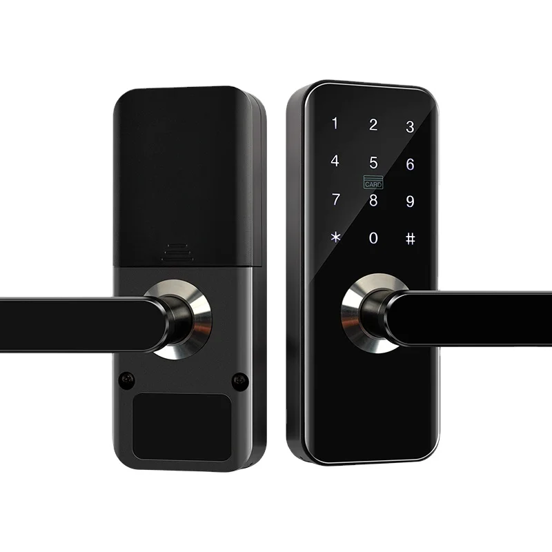 Доставка из США TTlock, отпечаток пальца, входной дверной замок без ключа, биометрическая электронная клавиатура, дверной замок с засовом, цифровой дверной замок