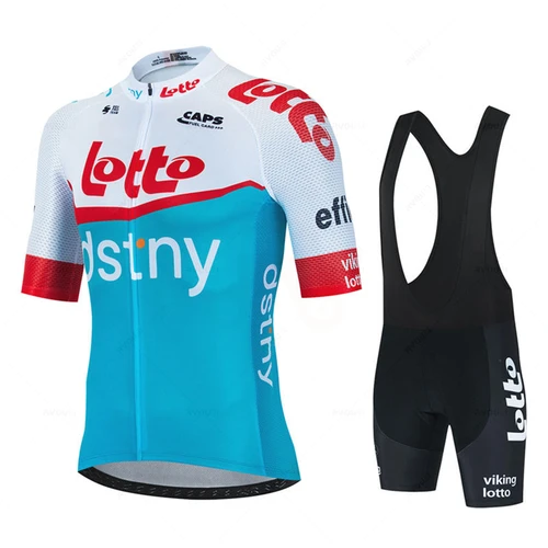 Lotto Ciclismo Jersey Set 2025 novedad de verano ropa de bicicleta uniforme MTB pantalones cortos con pechera ropa de bicicleta Maillot Ciclismo Hombre