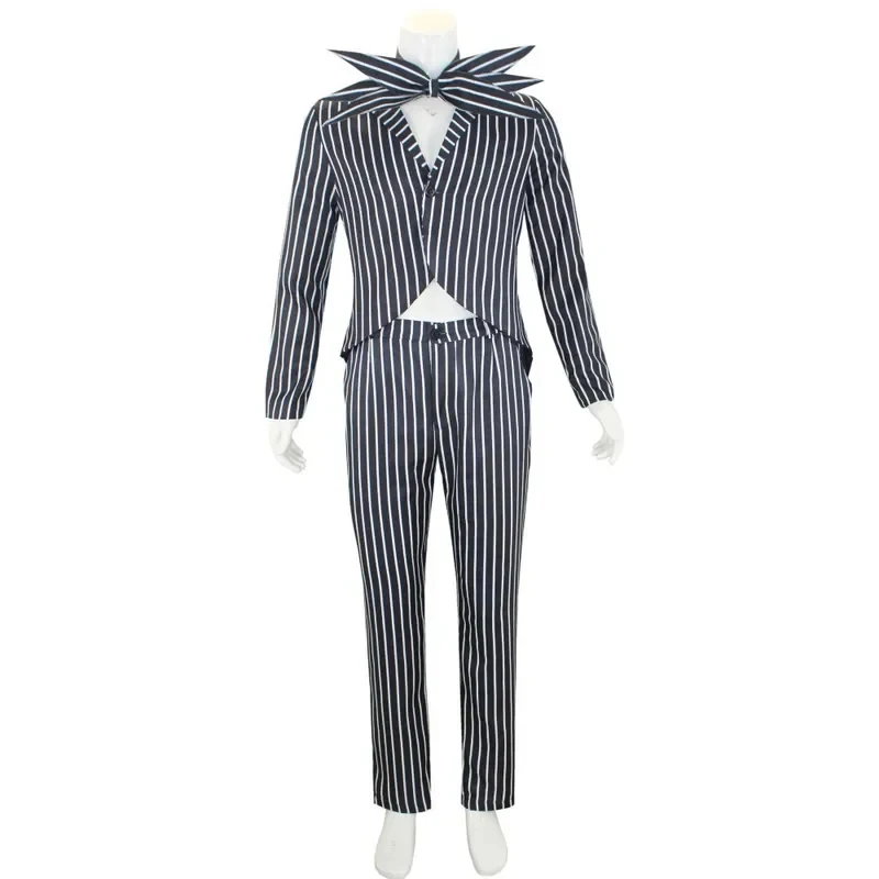 

♥Halloween Cosplay Skellington Costume, The Strange Christmas of Mr. , Jack Mask, Uniform, New 2026 Surprise Clothing