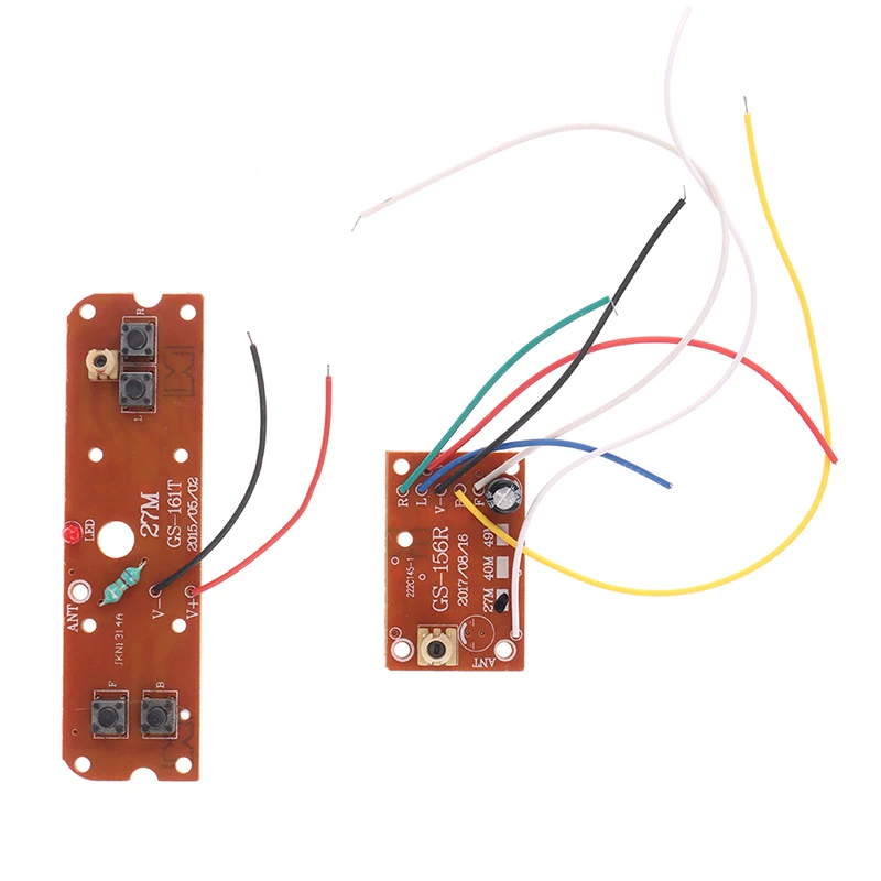 4CH RC kontrola pilot samochodowy 27MHz obwodu nadajnika PCB i tablica odbiorcza z System radiowy antenowym