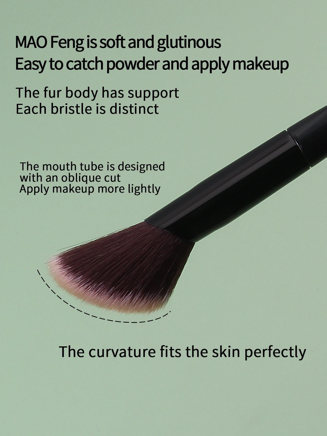 2025年新作 アングルコントゥアブラシ、チークブラシ、ハイライトブラシ、多機能フェイスメイクブラシ、初心者向け美容ツール