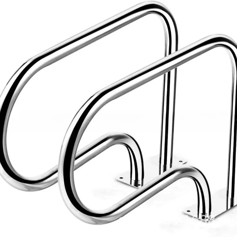 Pool escalator 304 thickened stainless steel pool handrails, various pool handrails