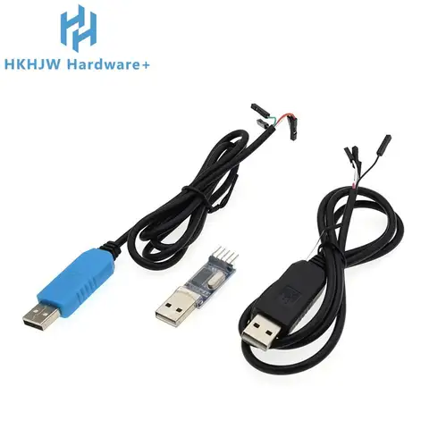 PL2303 PL2303HX/PL2303TA USB To RS232 TTL Converter Adapter Module With Dust-proof Cover PL2303HX For Arduino Download Cable