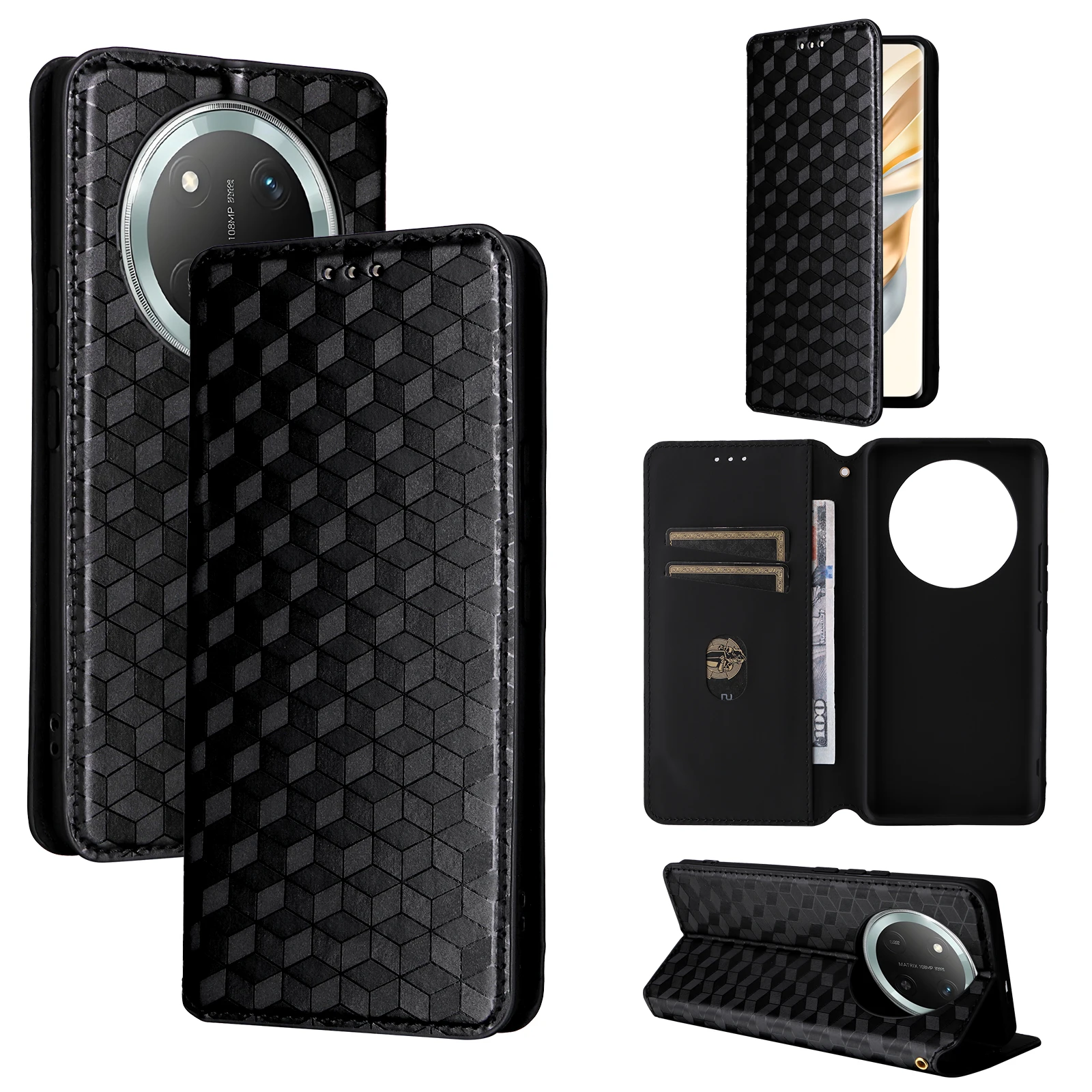 Flip Leather Cover For Honor X9c Case 6.78