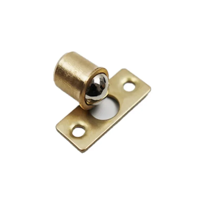 Fechadura magnética para porta de armário, cobre puro, bola lateral do gaveta, trava magnética para porta de armário, montagem de móveis