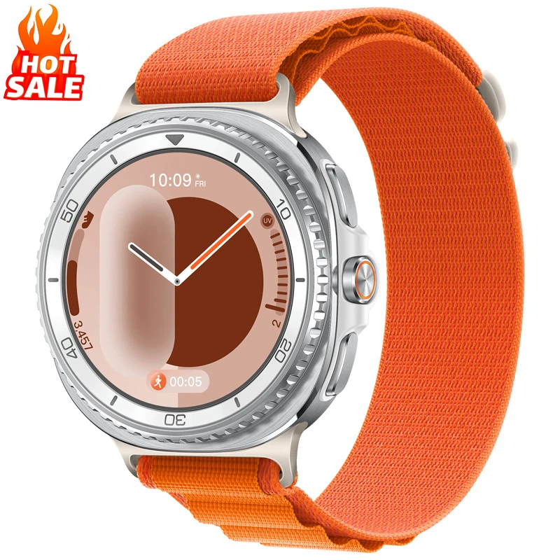 No Gaps Alpine Loop Strap for Samsung Galaxy Watch 8 40mm 44mm Sport Nylon Band for Samsung Galaxy Watch 8 Classic 46mm Bracelet