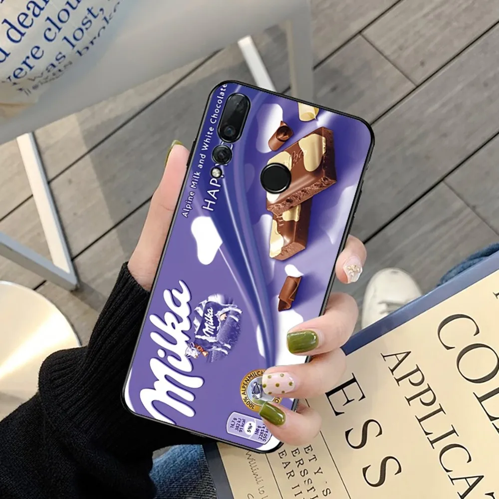 Chocolate Milka Box Phone Case For Huawei Y9 6 7 5 Prime Enjoy 7s 7 8 plus 7a 9e 9plus 8E Lite Psmart Shell