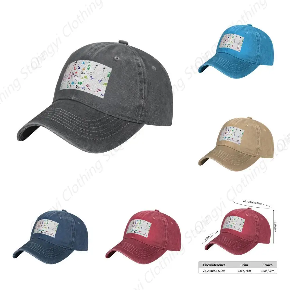 

Abstract Paint Splashes Print Unisex Classic Adjustable Baseball Caps Hats Casual Trucker Sports Black