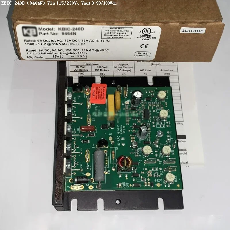 متوفر في المخزون لوحة محافظ سائق تيار مستمر لـ KB SI-5 KBIC-120 KBIC-240 KBIC-225 KBIC-240D/240DS محافظ السرعة #4