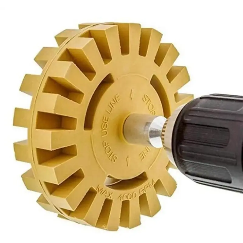 MOPHE-Adhesive Removal Wheel For Automotive Polishing Pneumatic Adhesive Remover 100Mm Diameter