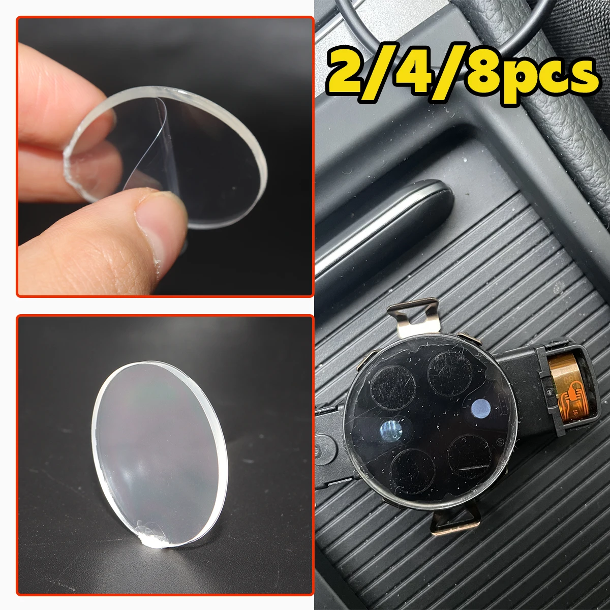 

For VAUXHALL CORSA E 2014-2019 Rain Light Sensor Gel Pad Adhesive Film Silicone Cushion Repair Kit Multi-Purpose Tape Windscreen