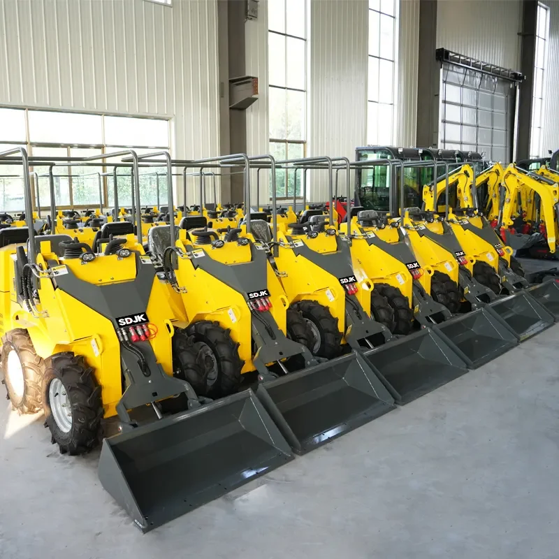 ผู้ผลิตจีนยี่ห้อใหม่ Skid Steer Loader ราคาถูก Mini 500Kg Front End Loader CE EPA เครื่องยนต์ได้รับการรับรอง Mini Loaders ขาย