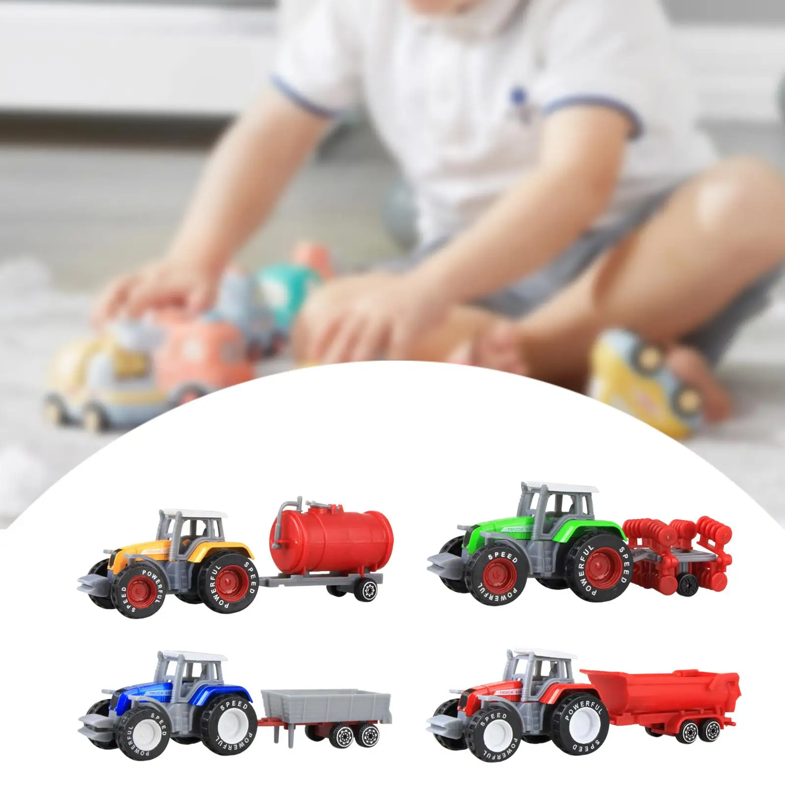 

Фермерский трактор, игрушечный грузовик, строительный грузовик, товары для вечеринок, образовательная игрушка в подарок