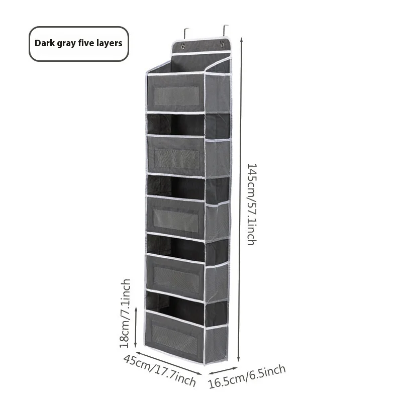 Over Door Hanging Storage Bag - Multi-Purpose Wall Organizer For Dorm Room - Phone & Essentials Holder - Space Saving Design