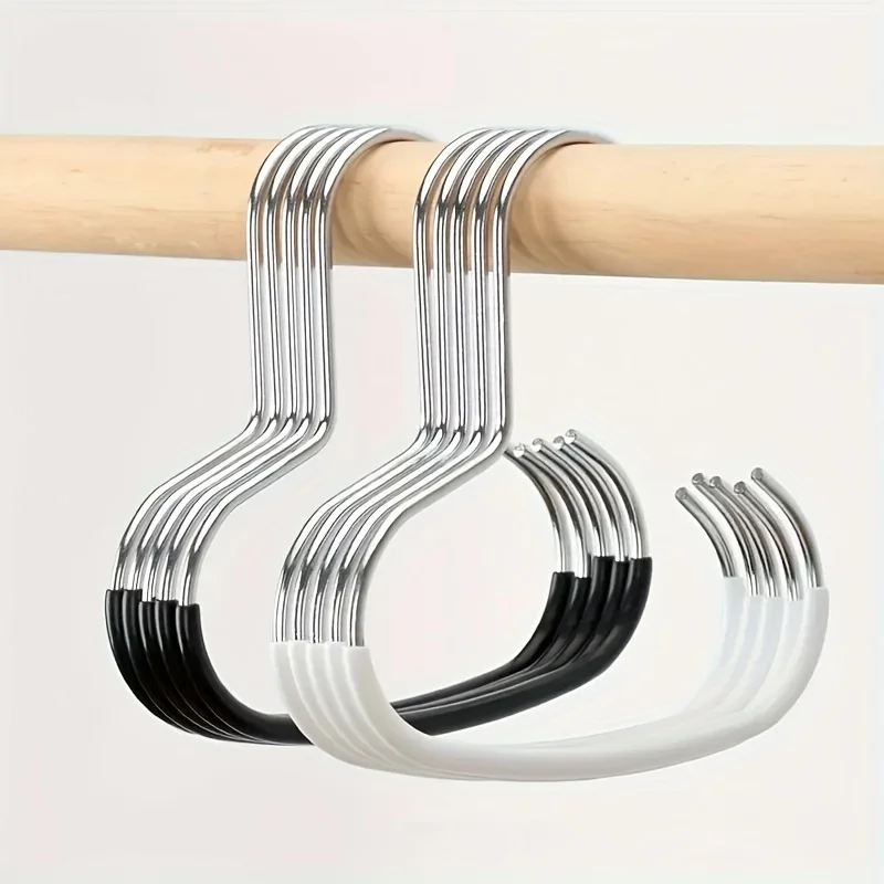 3-piece Random Color Stainless Steel Hat Hanger Organizer, Non-slip Round Ring Wardrobe Hooks, Ideal for Hats, Socks, Scarves, view 6