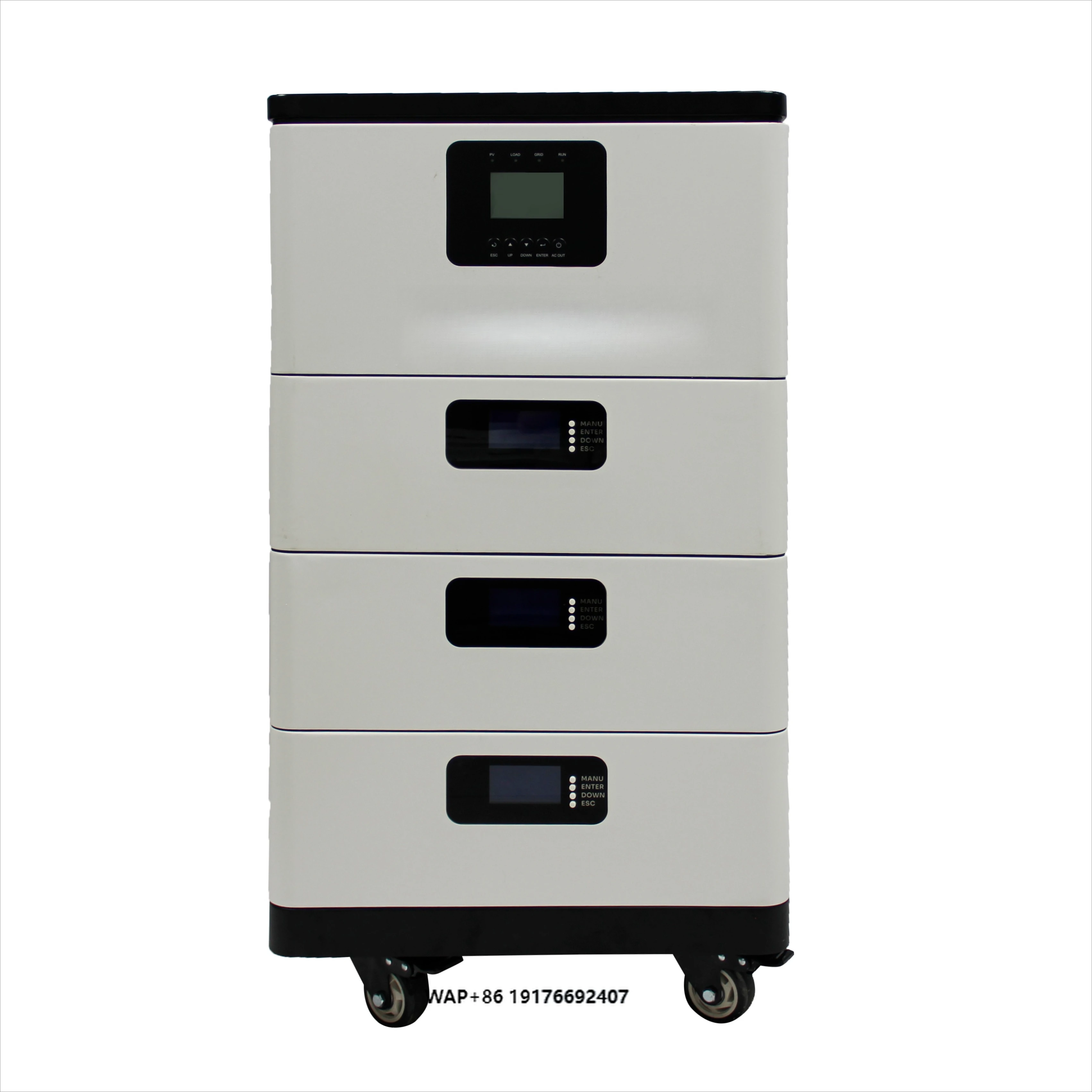 Customized Large Capacity All-in-one 51.2V Solar Energy Storage Battery 15KWH Lithium Ion Solar Battery With Integrated Inverter