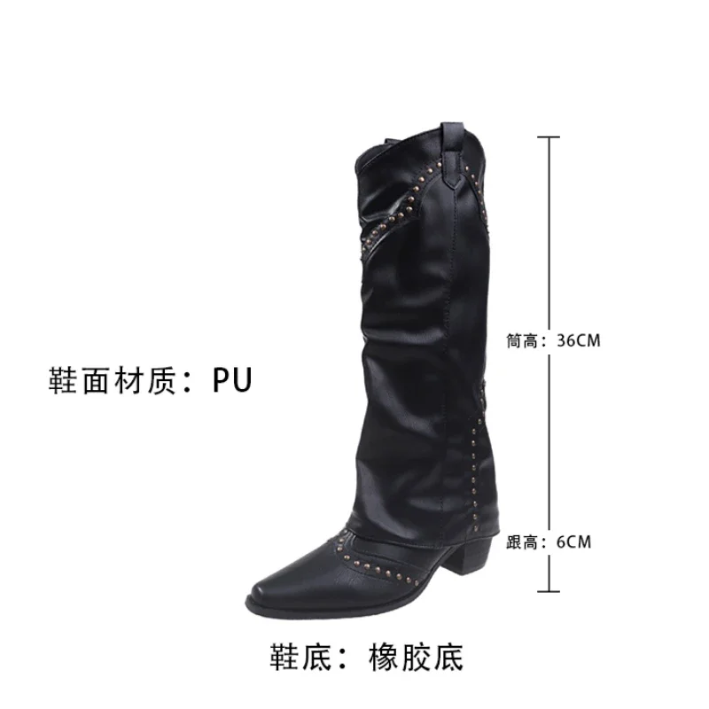 Winter Shoes Woman Thigh High Boots Fashion Back Zippers Long Knight Booties Ladies Thick Sole Girl Shoes