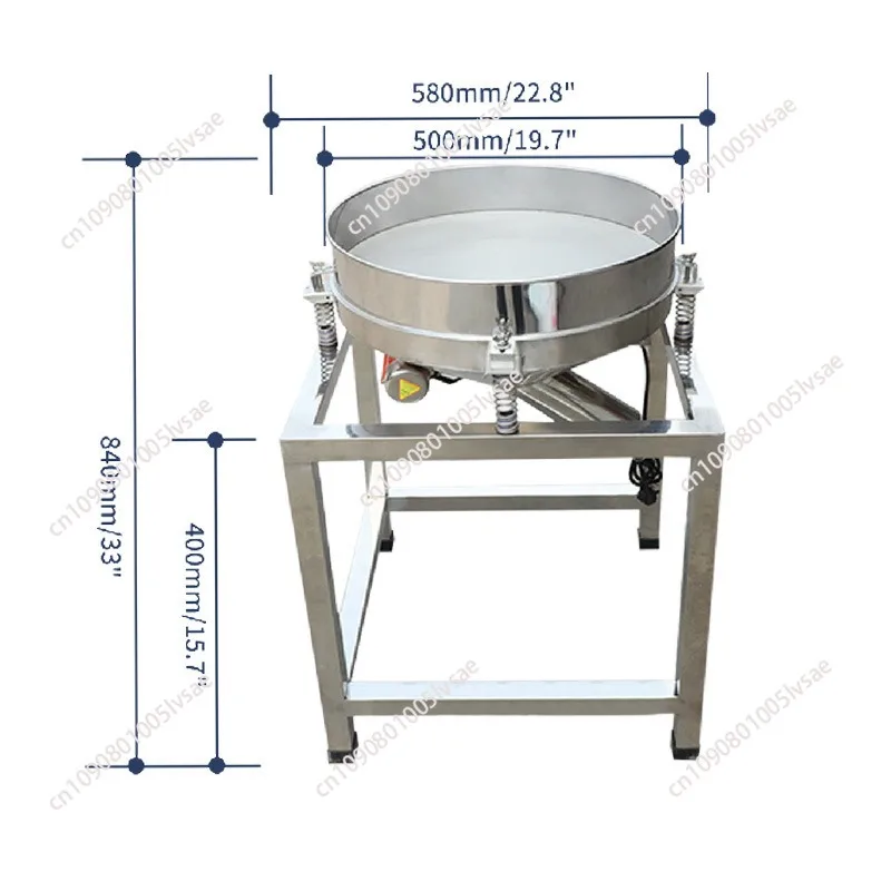 Large Vibrating  Machine Powder Screening Machine Stainless Steel Electric  Traditional Chinese Medicine Powder Wood Powder