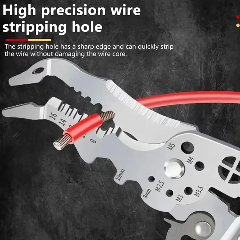 New multifunctional eagle beak cable stripping pliers, cable cutter, manual tool
