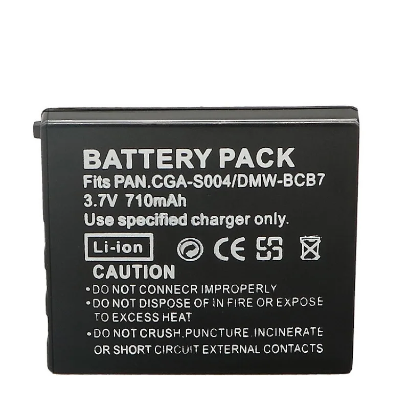 CGA-S004 DWM-BCB7 3.7V 710mAh Rechargeable Batteries And Charger for Panasonic  Camera Battery Charger Battery