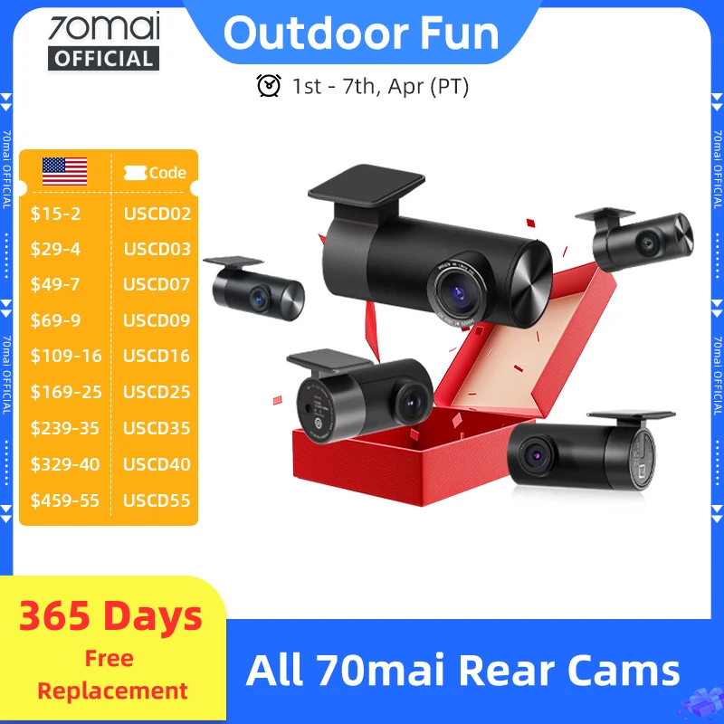 70Mai Rear Cam RC06…